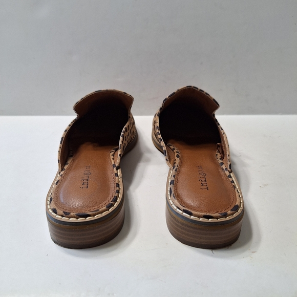 Indigo Rd. Mobwife Leopard Animal Print Preppy Mules Slip-On Shoes Size 7.5 - Picture 7 of 14